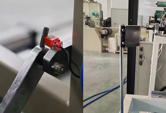 Besleme ve ısıtma kısmında, üretim sürecinden kaynaklanan hatalı çalışmayı önlemek için optoelektronik şalter bulunmaktadır.