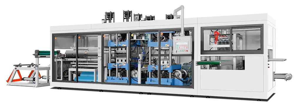 Meyve tepsisi plastik termoform makinesi Meyve tepsisi plastik termoform makinesi